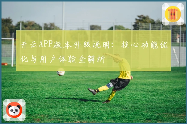 开云APP版本升级说明：核心功能优化与用户体验全解析